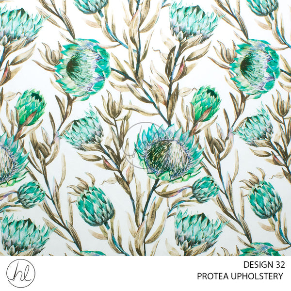 C/D Upholstery Protea (Green)