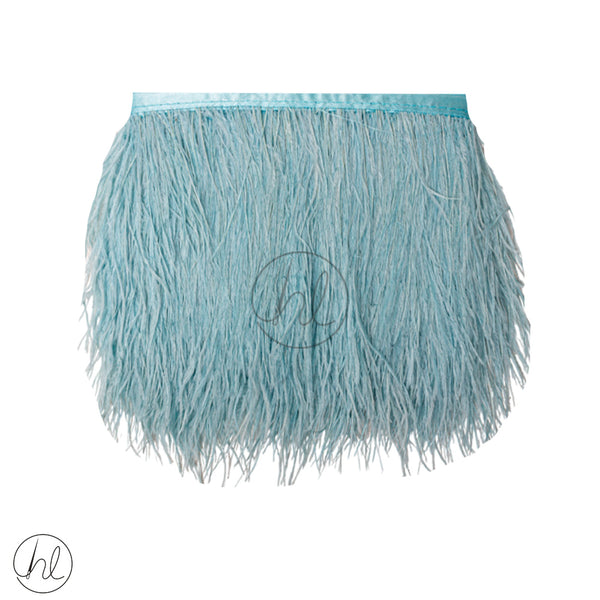 Ostrich Feathers   (20cm) (L/Blue)
