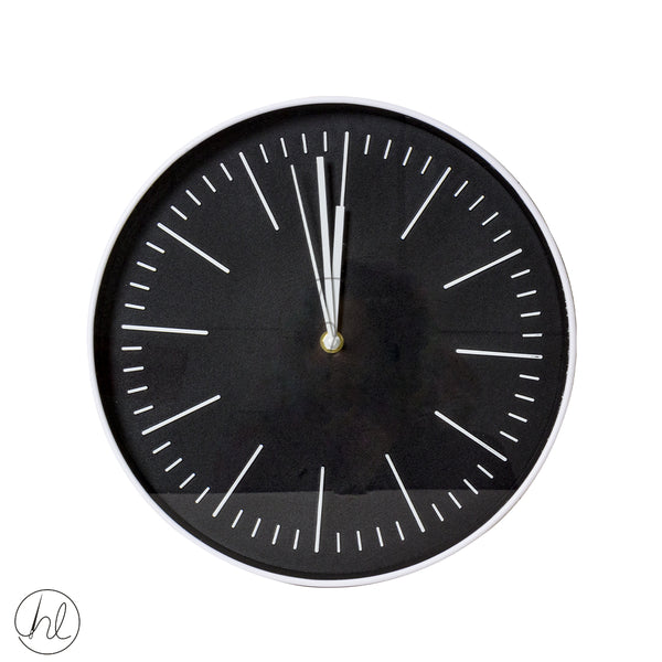 CLOCK WALL 550	 (BLACK AND WHITE) ABY-3556