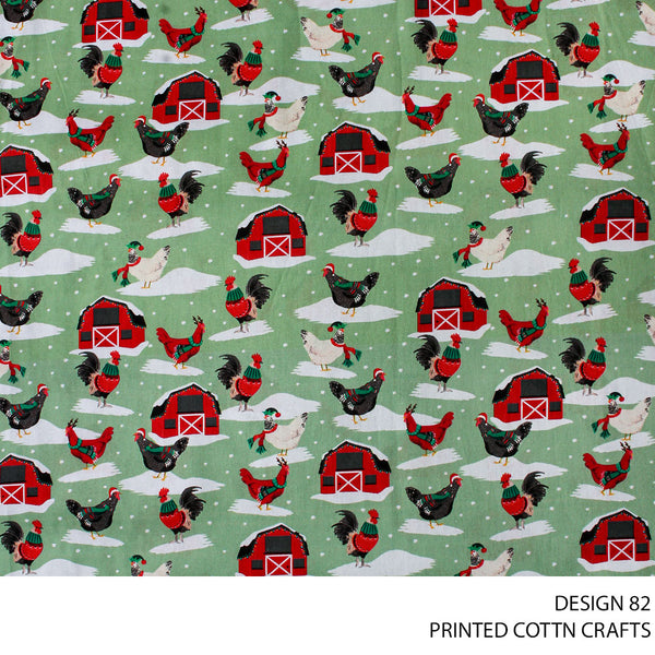 COTTON CRAFT DIGITAL FABRIC SAGE ROLL ROLL 001