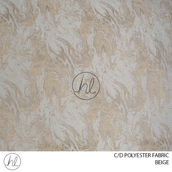 C/D Polyester Fabric (512 CP)(280cm)(Beige)