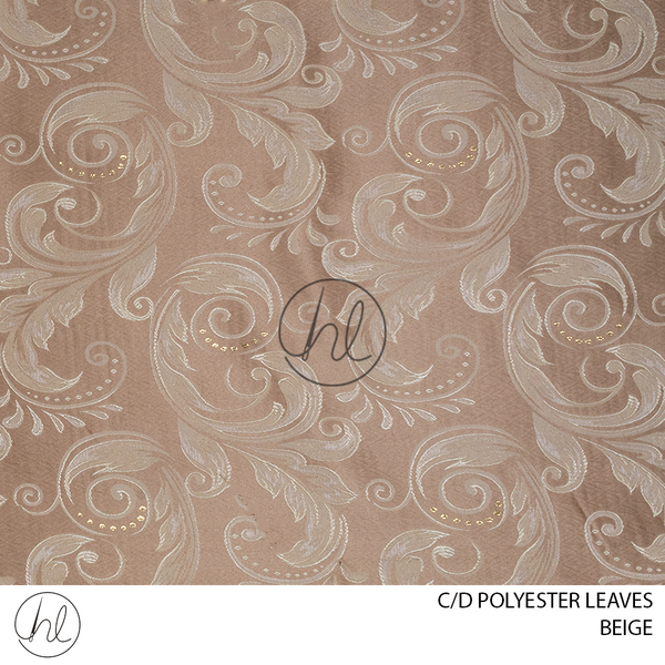 C/D Polyester Leaves (001VPHM05)(280cm)(Beige)