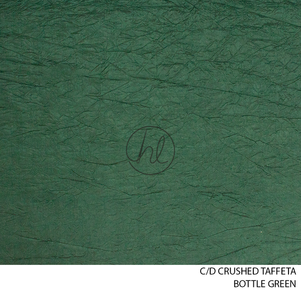 C/D Crushed Taffeta (CP) (280cm) (Bottle Green)