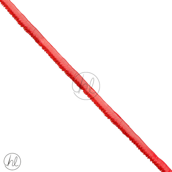 Braid Fancy (1cm)  (Red)