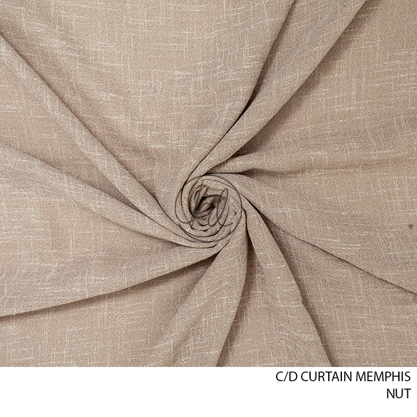 C/D Curtain Memphis (GFH108B) (280cm) (Nut)