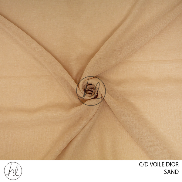 C/D Voile Dior (GFH098B) (280cm) (Sand)