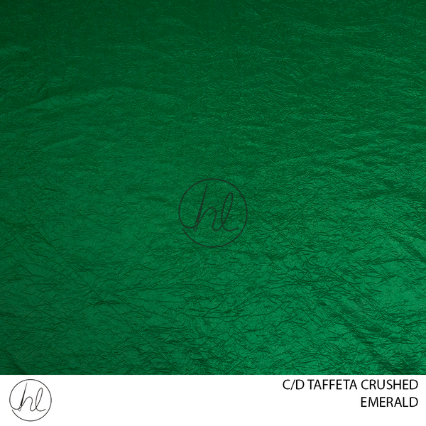 C/D Crushed Taffeta (CP) (280cm) (Emerald)