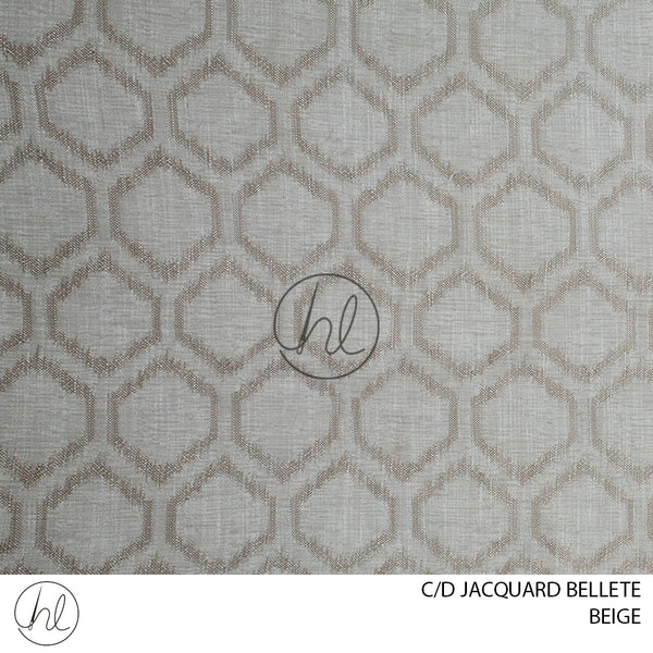 C/D Jacquard Bellete (2352) (280cm) (Beige)