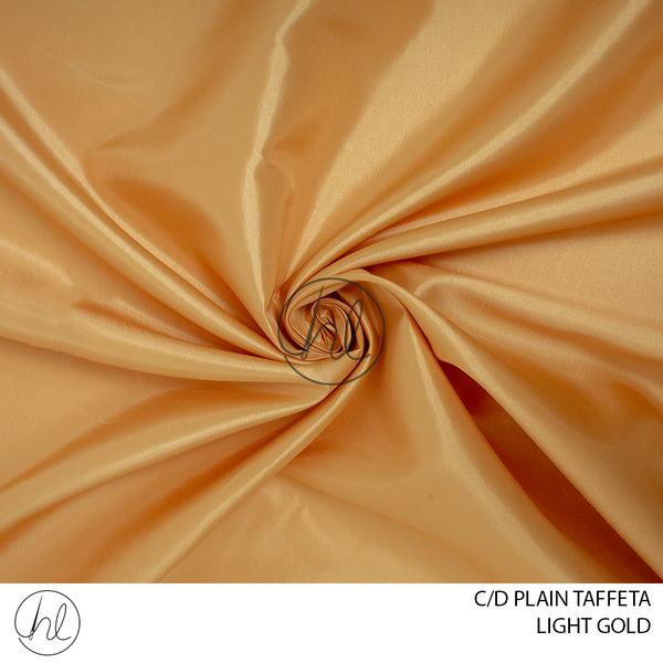 C/D Plain Taffeta (CP)(280cm)(Light Gold)