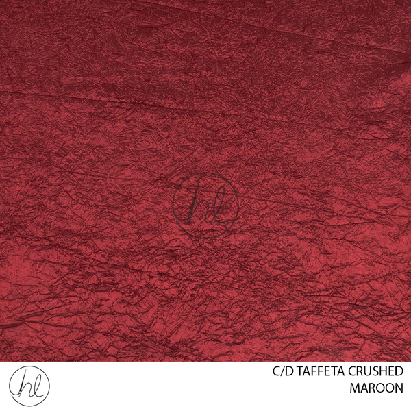 C/D Crushed Taffeta (CP)(280cm) (Maroon)