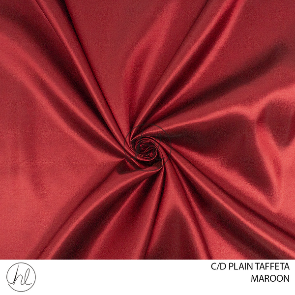 C/D Plain Taffeta (CP)(280cm)(Maroon)