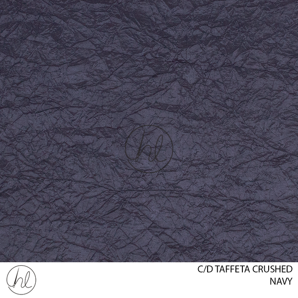 C/D Crushed Taffeta (CP)(280cm) (Navy)