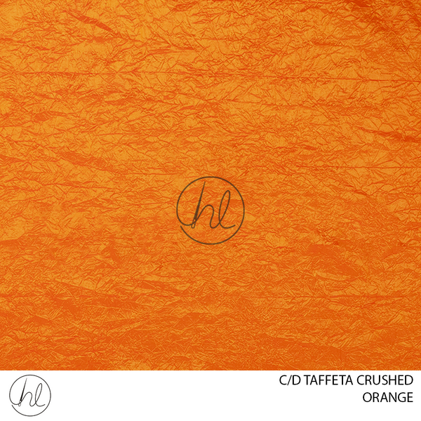 C/D Crushed Taffeta (CP) (280cm) (Orange)