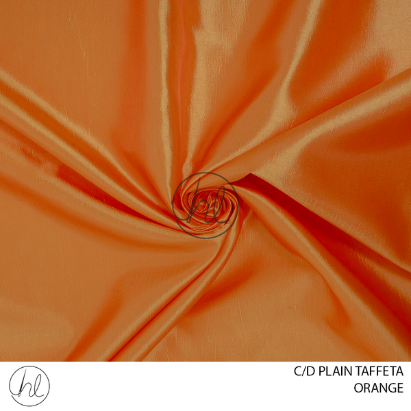 C/D Plain Taffeta (CP) (280cm) (Orange)