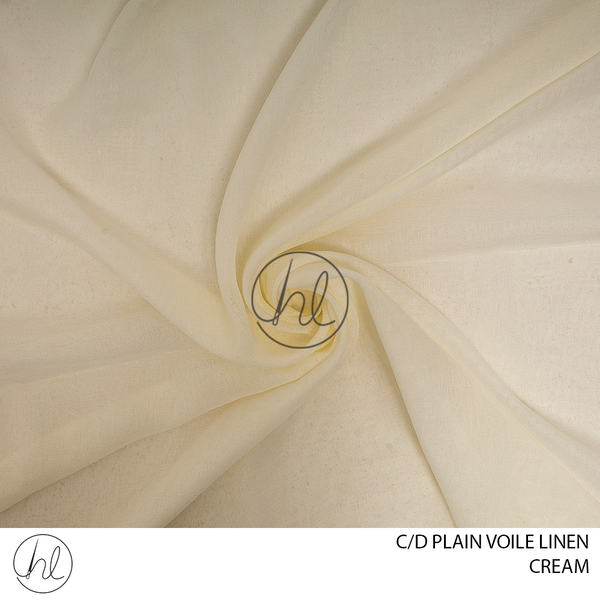 C/D Voile Linen Plain