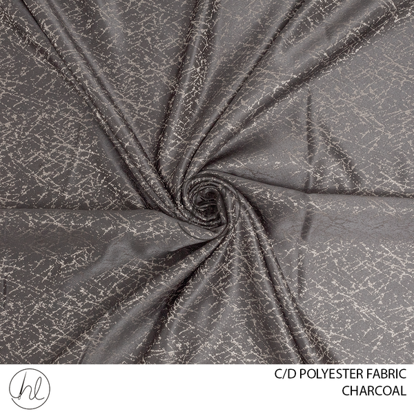 C/D Polyester Fabric  (531-CP)(280CM)(Charcoal)