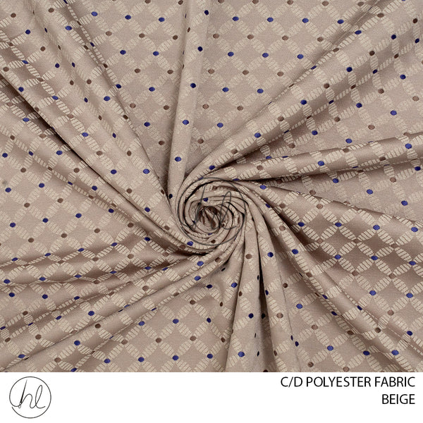 C/D Polyester Fabric (0100-0507)(280cm)(Beige)