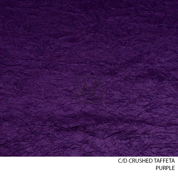 C/D Crushed Taffeta (CP) (280cm) (Purple)