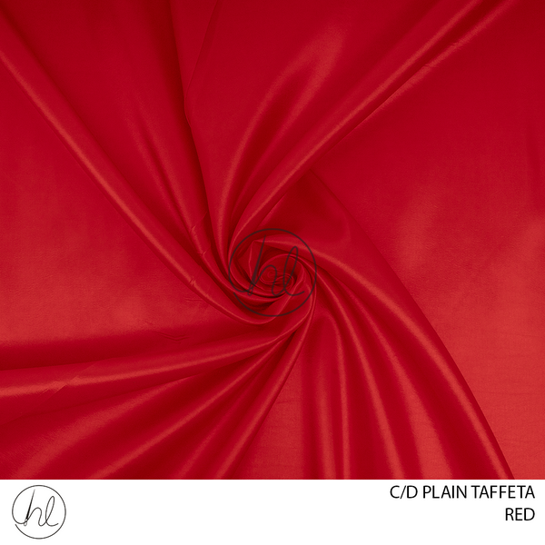 C/D Plain Taffeta (CP)(280cm) (Red)