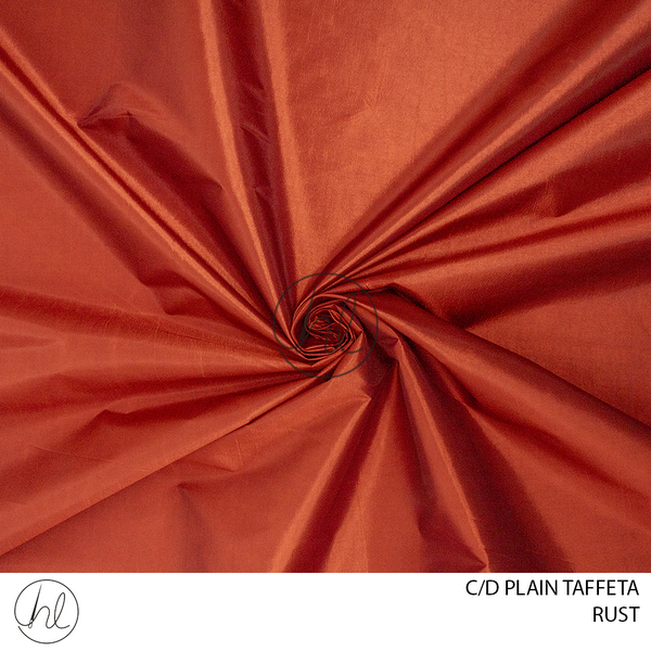 C/D Plain Taffeta (CP)(280cm) (Rust)