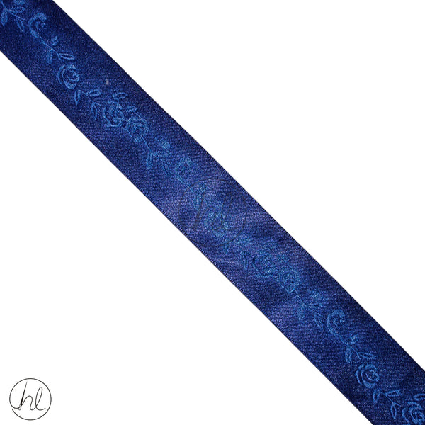 Ribbon Satin Fancy 38mm H8 550 Navy Free