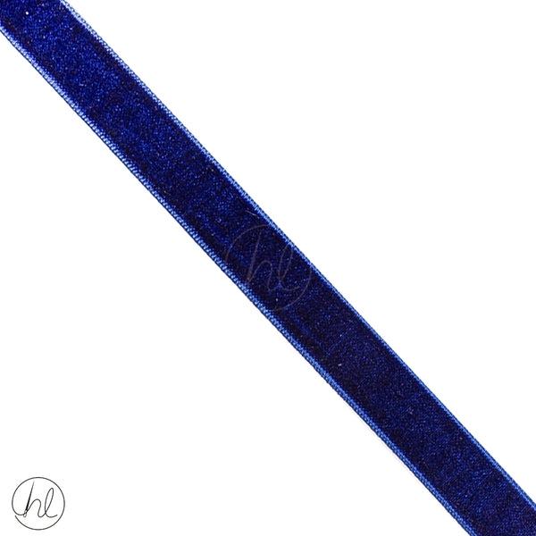 Ribbon Velvet  (15mm)	(Royal)