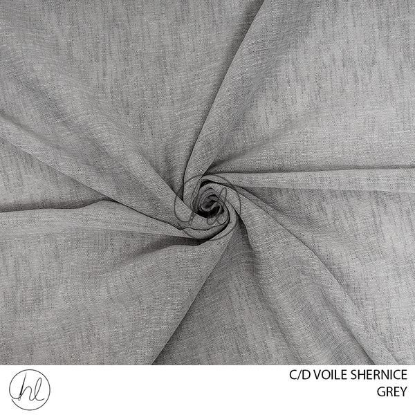 C/D Voile Shernice (GFH062E CP) (280cm) (Grey)