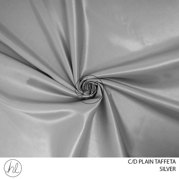 C/D Plain Taffeta (CP)(280cm)(Silver)