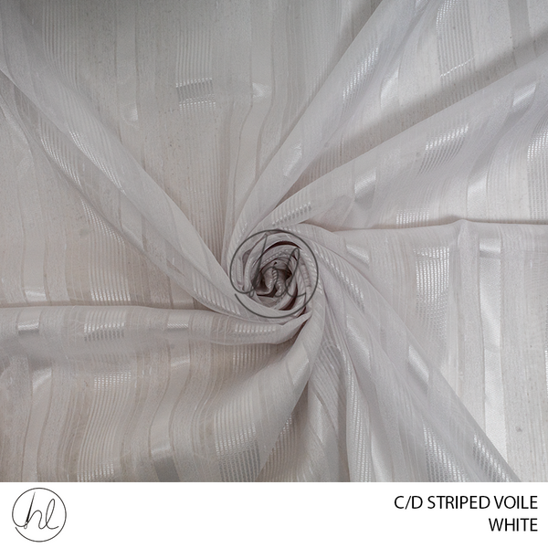 C/D Voile Striped