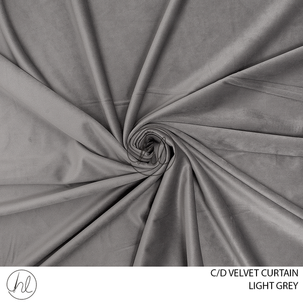 C/D Curtain Velvet(CP)(280cm)	(Light Grey)