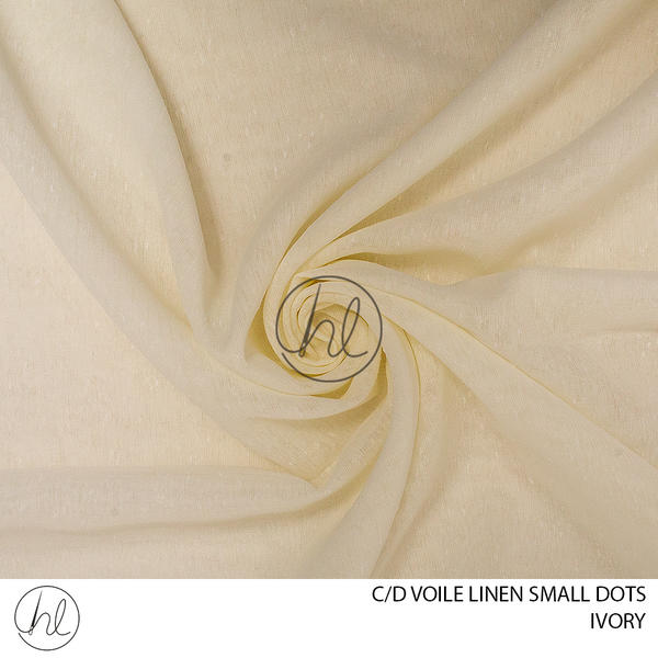 C/D Voile Linen Small Dots