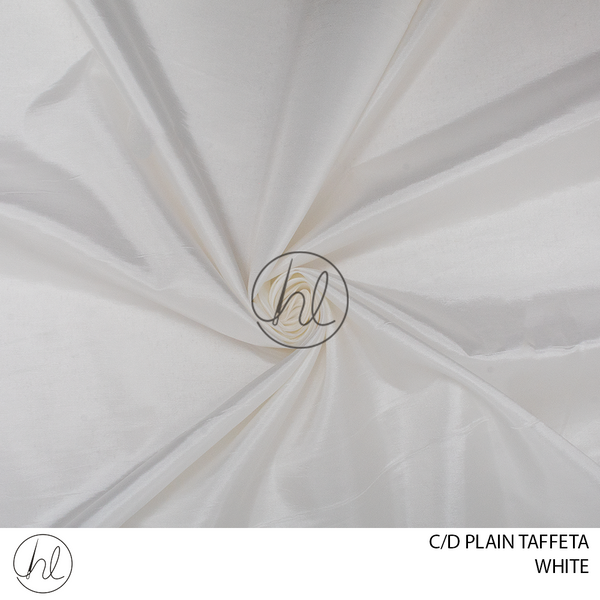 C/D Plain Taffeta (CP)(280cm)(White)