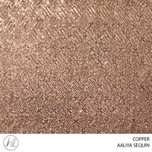 Aaliya sequin (51) copper (140cm) per m