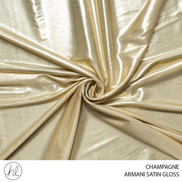 Armani satin gloss (51) champagne (150cm) per m