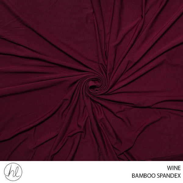 BAMBOO SPANDEX (51) WINE (150CM) PER M