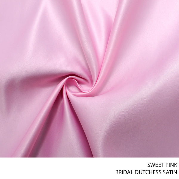 BRIDAL DUTCHESS SATIN SWEET/PINK ROLL ROLL 001