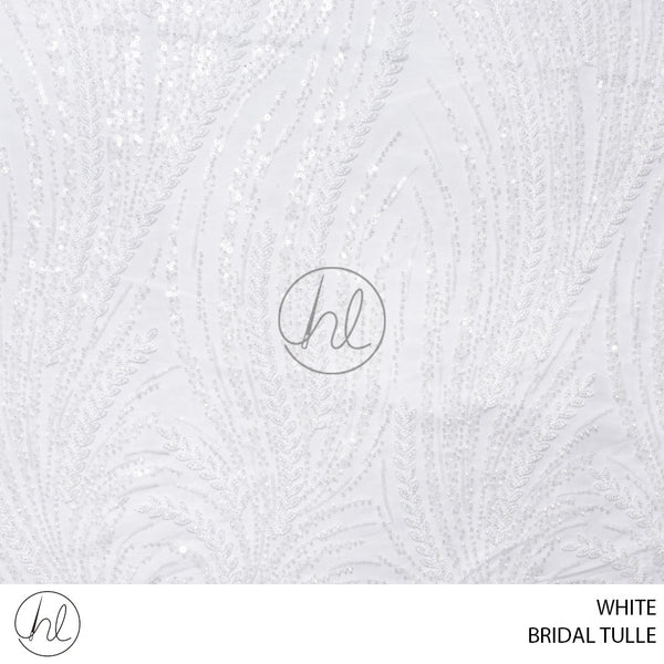 Bridal Tulle (253) White (130cm) Per M