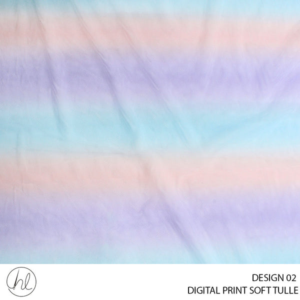 Tulle Digital Print Soft