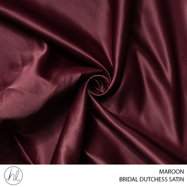 Bridal Dutchess Satin (781) Maroon (150cm) Per M