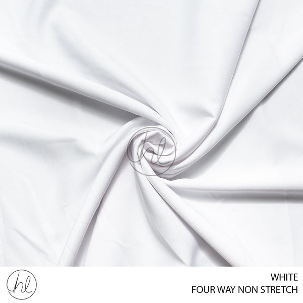 Fourway Non Stretch (781) White (150cm) Per M