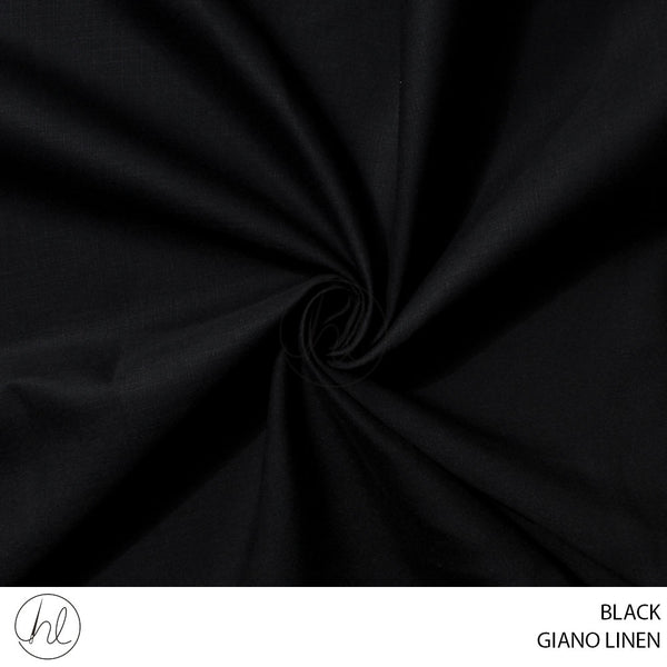 GIANO LINEN (275) BLACK (150CM) PER M