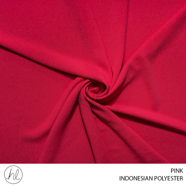 INDONESIAN POLYESTER (51) PINK (150CM)