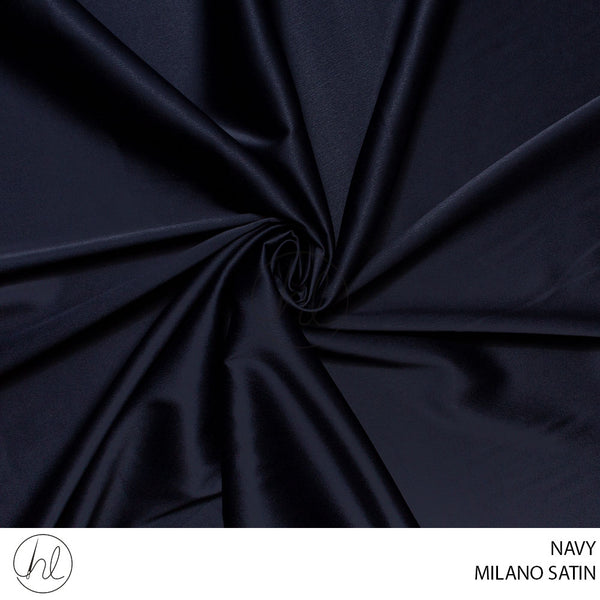 Milano Satin (781) Navy (150cm) Per  M