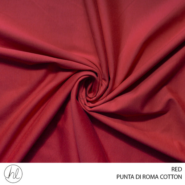 Punta di roma cotton (51) red (150cm) per m