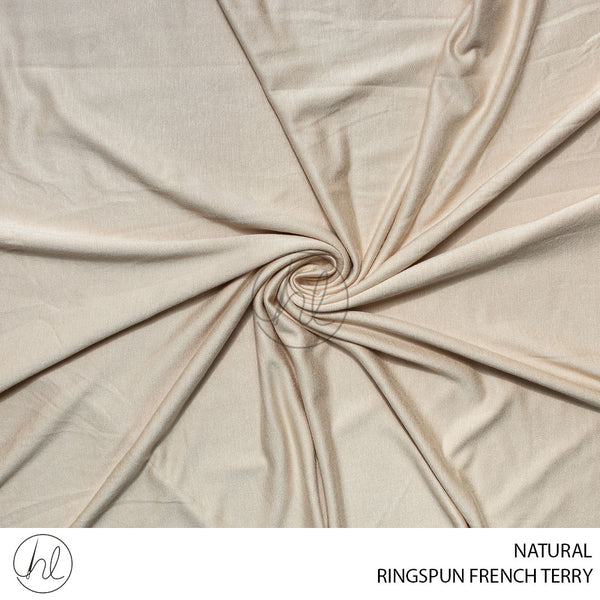 RINGSPUN FRENCH TERRY (51) NATURAL (150CM) PER M