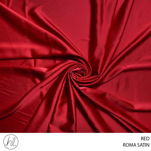 ROMA SATIN (781) RED (150CM) PER M