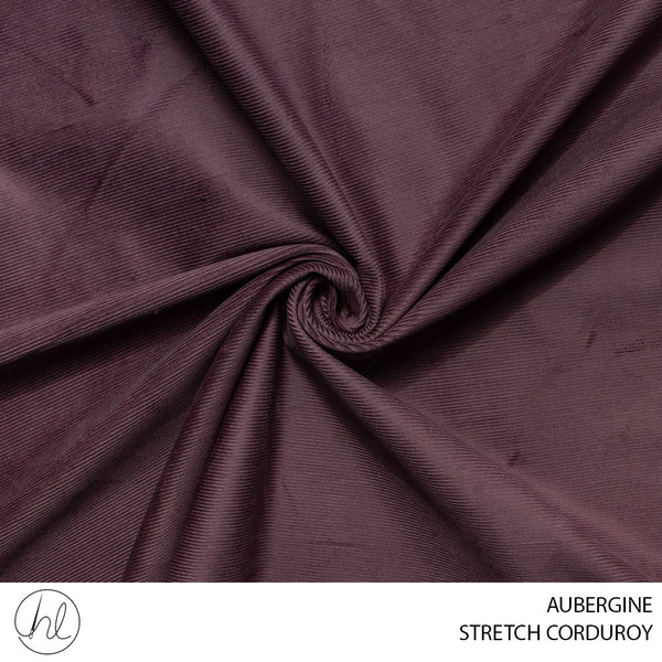 STRETCH CORDUROY (51) AUBERGINE (150CM) PER M