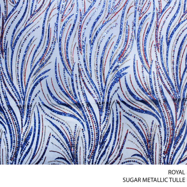 TULLE SUGAR MTLC MULTI FABRIC 140CM ROYAL ROLL ROLL 001
