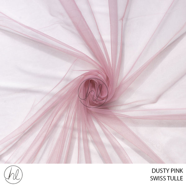 Swiss Tulle (53) Dusty Pink (3M)  Per M