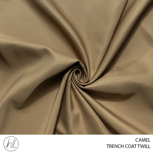 Trench Coat Twill (56) Camel (150cm) Per M